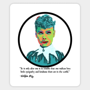 Nellie Bly Portrait Magnet